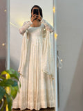 Heavy slim georgette With 5mm Sequence And Embroidery Work Salwar Kameez