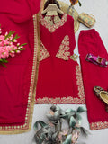 Heavy Chinon Silk with Embroidery & Sequins Work Beautiful Salwar Kameez