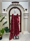 Digital printed Fabric with Fancy Lace attached Beautiful Salwar Kameez