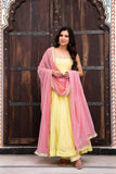 Faux Georgette with Soft Micro Cotton Lining & Fancy Lace Beautiful Salwar Kameez