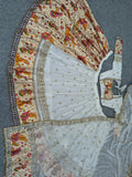 Premium Faux Georgette Lehenga Embellished With Beautiful Sequins Work And Foil Mirror Work