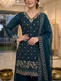 FENDY & BEADS WITH SEQUENCE EMBROIDERY & CUT WORK SALWAR KAMEEZ