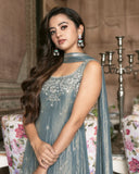NEW TRENDING 3 PIECE FANCY KURTI WITH PLAZZO AND BEAUTIFUL DUPATTA