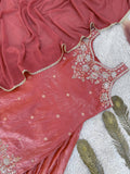 NEW TRENDING 3 PIECE FANCY KURTI WITH PLAZZO AND BEAUTIFUL DUPATTA