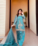 Fully Stitched & Ready to Wear GMY Silk with Embroidery Coding Thread Sequence Work Salwar Kameez