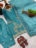 Fully Stitched & Ready to Wear GMY Silk with Embroidery Coding Thread Sequence Work Salwar Kameez