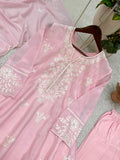 DESIGNER SEQUENCE EMBROIDERED WORKED TOP SALWAAR WITH DUPATTA