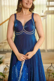 Fendy Silk with Soft Micro cotton Lining & Heavy Fancy Lace work Salwar Kameez
