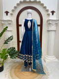 Fendy Silk with Soft Micro cotton Lining & Heavy Fancy Lace work Salwar Kameez