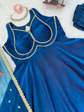 Fendy Silk with Soft Micro cotton Lining & Heavy Fancy Lace work Salwar Kameez