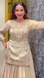 Heavy Chinon Silk with Embroidery Codding & Sequins Work With Moti Work Salwar Kameez
