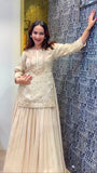 Heavy Chinon Silk with Embroidery Codding & Sequins Work With Moti Work Salwar Kameez