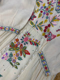 SUMMER FRIENDLY AND TRENDY MAXI GOWN WITH EMBROIDERY WORK