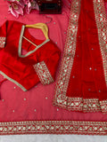 Tibby Silk with Intricate Thread With Sequence Work Beautiful Saree
