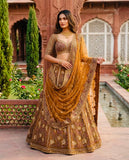 4.5 meter flared Premium Quality Soft Net Lehenga Choli Dupatta Set