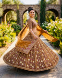 4.5 meter flared Premium Quality Soft Net Lehenga Choli Dupatta Set