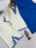 New Trending Viral Design Collection Top - Plazzo And Dupatta Set
