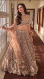 Premium Butterfly Soft Net Lehenga Embellished With Beautiful Sequins And Dori Work