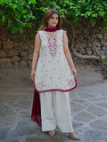 NEW FANCY 3 PIECE FANCY TOP WITH FARSHI SALWAR AND BEAUTIFUL DUPATTA SET