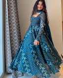 Faux Georgette With Digital Print Work Fully Stitched Salwar Kameez