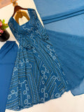 Faux Georgette With Digital Print Work Fully Stitched Salwar Kameez