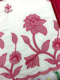 Pure Slab Riyon Cotton With Embroidery Pipas Sequences Work Salwar Kameez