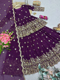 Heavy Fox Georgette with Embroidery Codding & Sequins Work Top Lehenga Dupatta Set