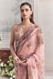 Premium Tabby Silk With Beautiful Print And Beautiful Sequins Work Beautiful Saree