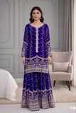New Ready-made Fendy Silk And Heavy Embroidery Sequence Work Top-Bottom And Dupatta Set