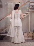 New Designer Party Wear Look Top Sharara Plazzo and Dupatta