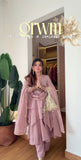 New Designer GMY SILK With Heavy Embroidery Sequence Work Top-Bottom And Dupatta Set