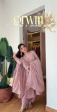 New Designer GMY SILK With Heavy Embroidery Sequence Work Top-Bottom And Dupatta Set