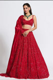 Premium Vichitra Silk Embellished With Beautiful Embroidery Lehenga Choli