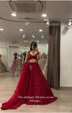 Premium Vichitra Silk Embellished With Beautiful Embroidery Lehenga Choli