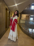 New Heavy Embroidery Sequence Work Top-pent And Dupatta Set Fully Stitched