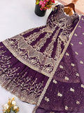 Crunchy Silk Heavy Embroidery Sequence Work Beautiful Top Lehenga Dupatta Set