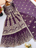 Crunchy Silk Heavy Embroidery Sequence Work Beautiful Top Lehenga Dupatta Set