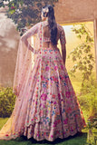 Premium Faux Georgette Lehenga Choli Embellished With Beautiful Multi Thread Embroidery Work