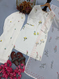 New Designer Party Wear Look Pure Mul Chandheri Top & Farshi Palazzo With Dupatta set