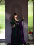 Heavy Fandy Silk With 3mm Sequence and Embroidery Work Beautiful Salwar Kameez