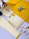 Ronald Silk with Embroidery Sequence work Full Sleeves Salwar Kameez