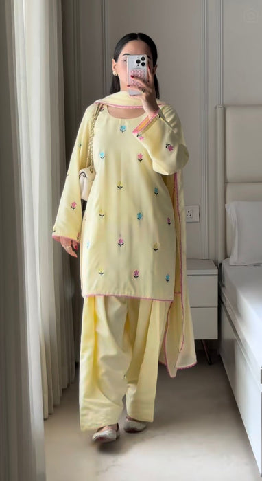 New Designer Party Wear Look top with farshi salwar