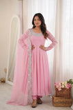 Heavy Fox Georgette with Embroidery Sequins Work Designer Party Wear Salwar Kameez