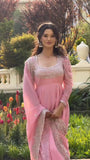 Heavy Fox Georgette with Embroidery Sequins Work Designer Party Wear Salwar Kameez
