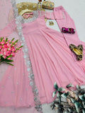 Heavy Fox Georgette with Embroidery Sequins Work Designer Party Wear Salwar Kameez
