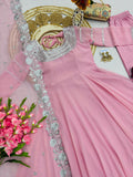 Heavy Fox Georgette with Embroidery Sequins Work Designer Party Wear Salwar Kameez