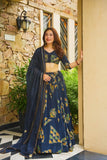 Premium Chinon Silk Embellished With Beautiful Digital Print Lehenga Choli