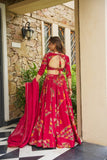 Premium Chinon Silk Embellished With Beautiful Digital Print Lehenga Choli