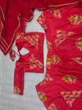 Premium Chinon Silk Embellished With Beautiful Digital Print Lehenga Choli