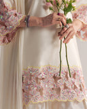 Fully Stitched & Ready to Wear Heavy natural crep with hand work Silk Salwar Kameez
